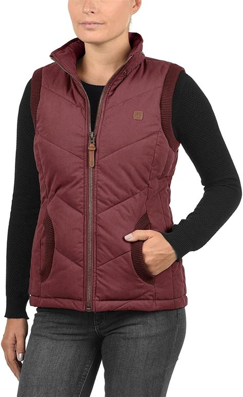 ladies quilted body warmers.